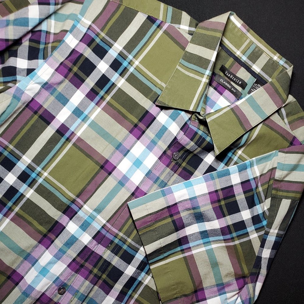 Men's Button Down Short Sleeve